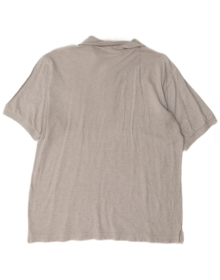 Camisa polo masculina Sergio Tacchini IT 50 algodão cinza médio