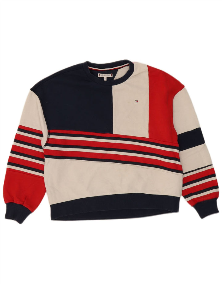 TOMMY HILFIGER Suéter masculino com capuz 13-14 anos multicolorido