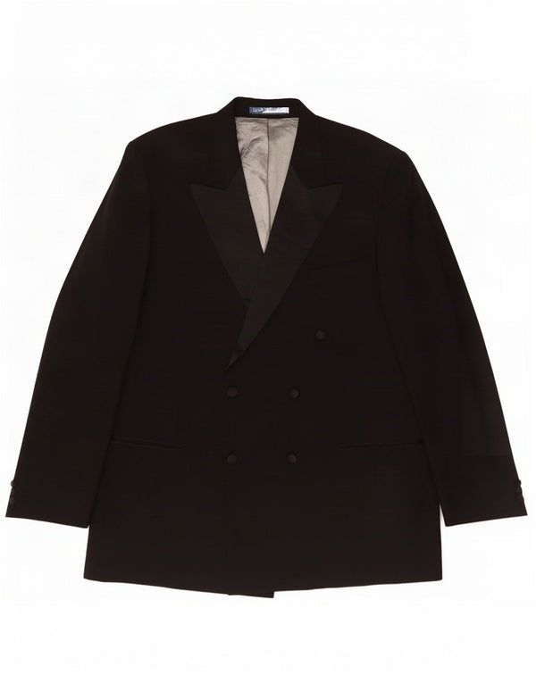 Jaqueta Marks & Spencer masculina St. Michael Blazer Reino Unido 46 XL preta