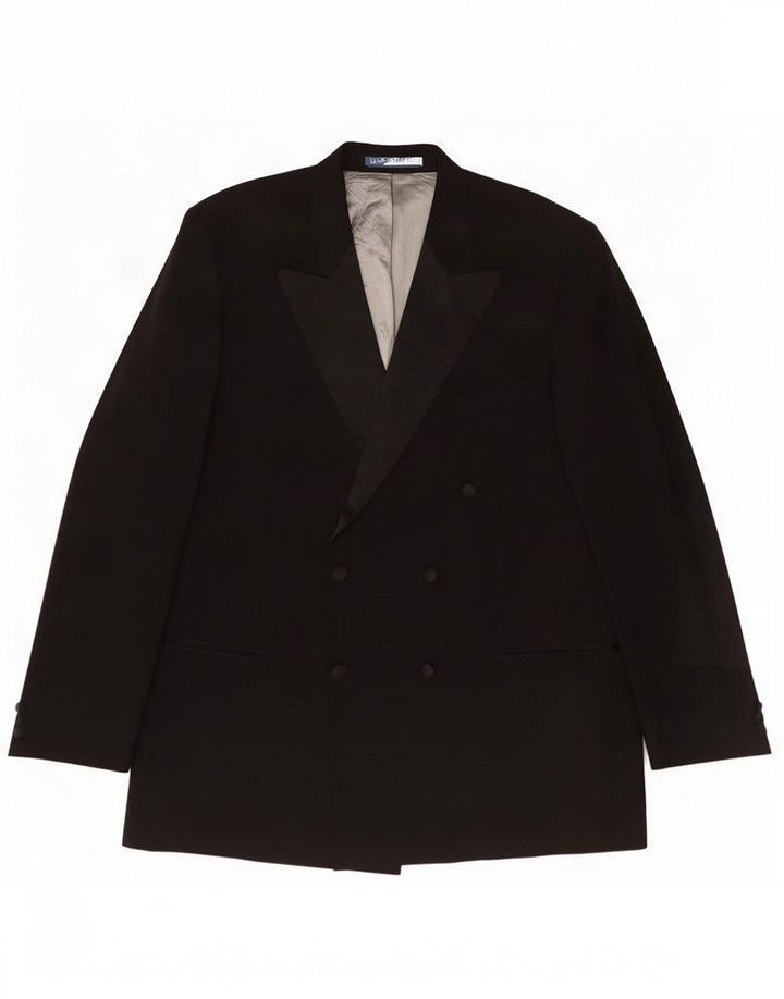 Jaqueta Marks & Spencer masculina St. Michael Blazer Reino Unido 46 XL preta