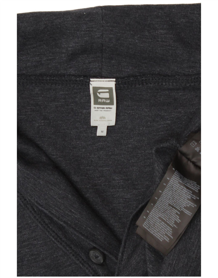 G-Star Mens Top Manga Longa Algodão Cinza Médio