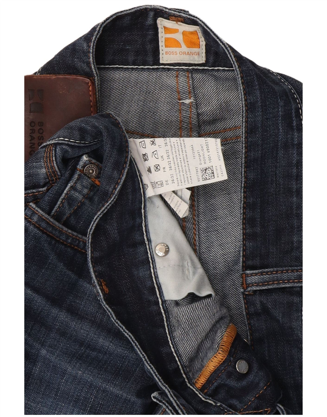 Shorts jeans masculino Hugo Boss W36 grande azul