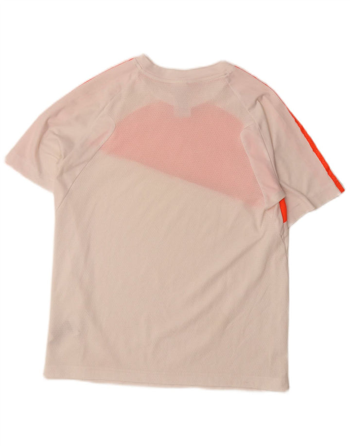 Camiseta Adidas Meninos Graphic 13-14 Anos Branco Colorblock Poliéster