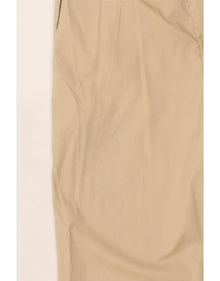 J. CREW Mens Straight Chino Trousers W35 L32 Beige Cotton Vintage J. Crew and Second-Hand J. Crew from Messina Hembry 