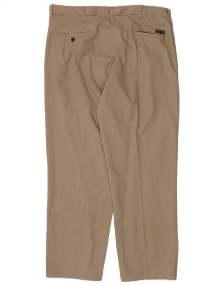 Calça chino reta masculina LEE W38 L30 algodão bege