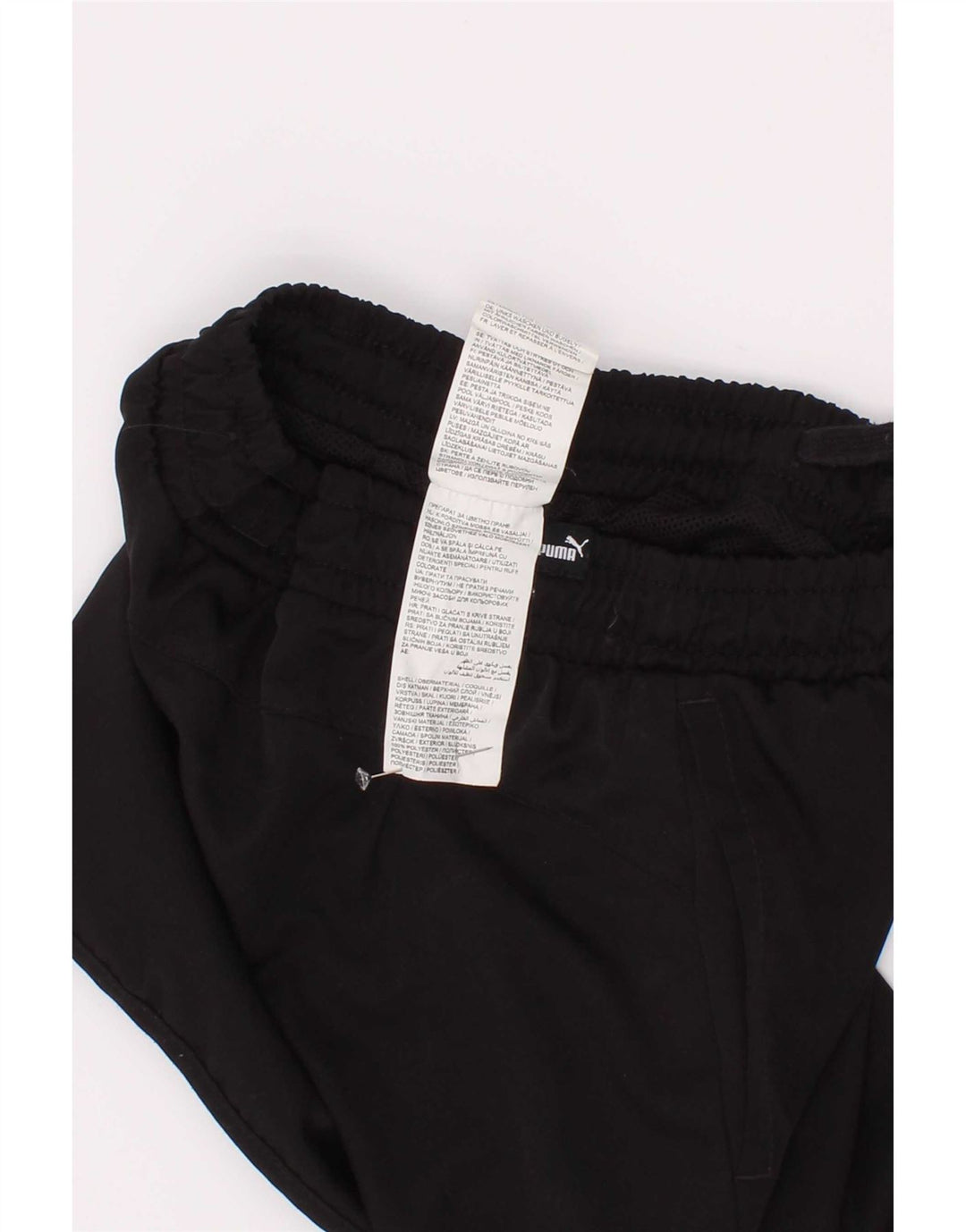 Shorts esportivos Puma meninos 7-8 anos preto poliéster