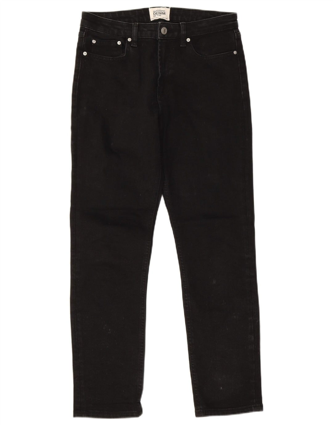 Calça jeans feminina ZARA Trafaluc Slim W28 L27 algodão preto