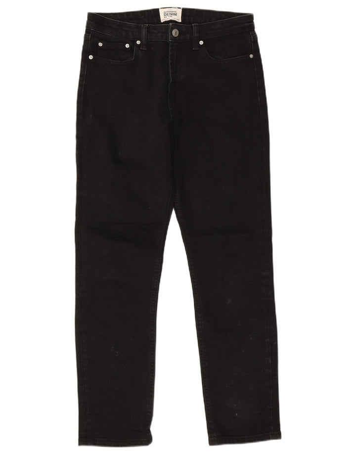 Calça jeans feminina ZARA Trafaluc Slim W28 L27 algodão preto