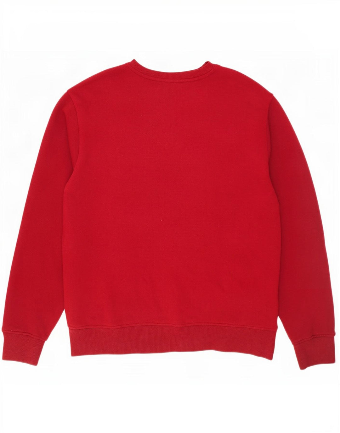 Reebok Mens Graphic Moletom Jumper Grande Algodão Vermelho