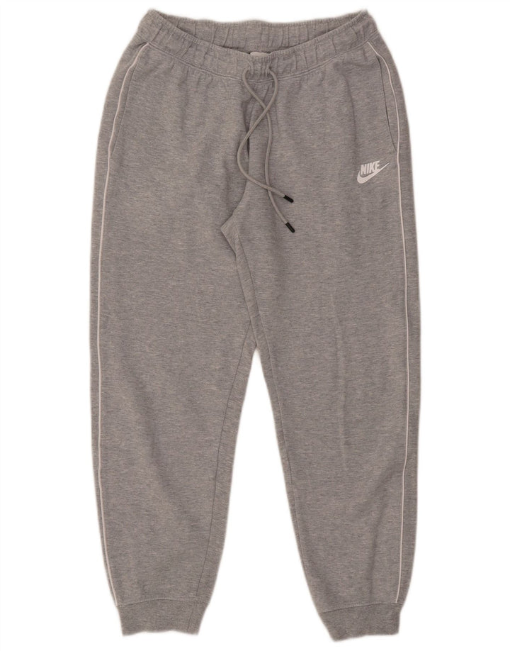 Calça de treino masculina Nike joggers pequeno algodão cinza