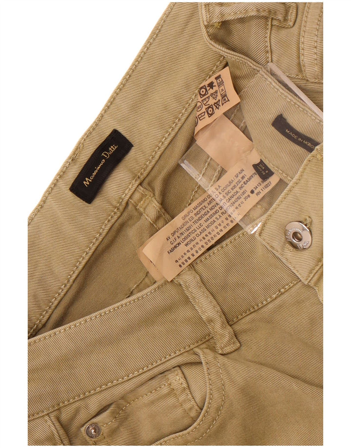 Calça cargo skinny feminina Massimo Dutti EU 40 médio W30 L29 cáqui