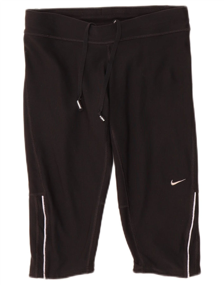 Leggings Nike Dri Fit Capri UK 10 Pequeno Poliéster Preto