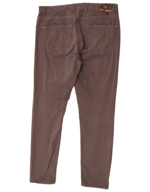 Zara Mens Slim Calça Casual EU 44 Grande W34 L32 Cinza