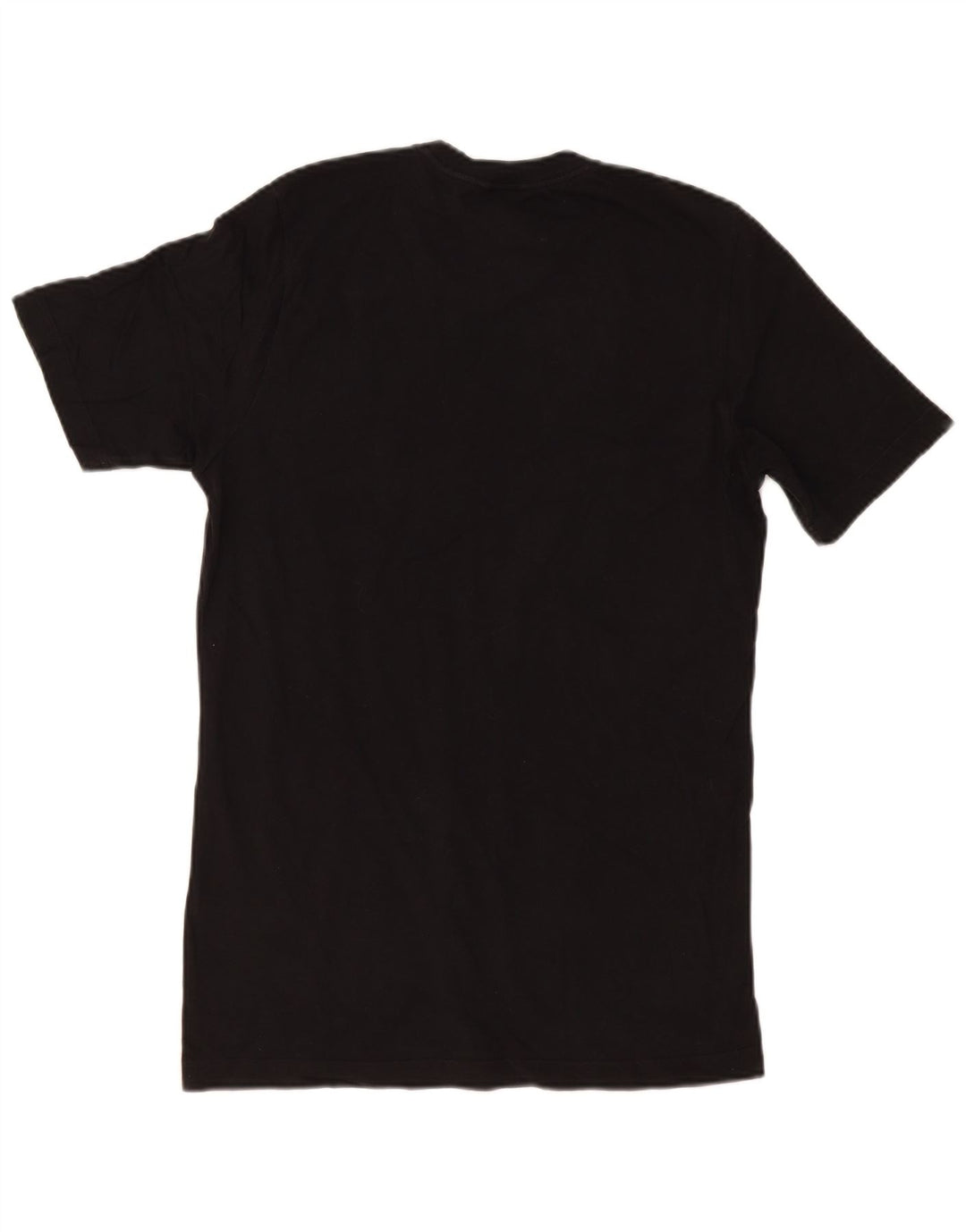 Adidas Mens Graphic T-Shirt Top Pequeno Algodão Preto
