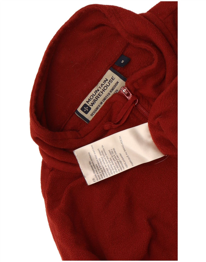 Suéter de lã masculino Mountain Warehouse com zíper e gola UK 12 médio marrom