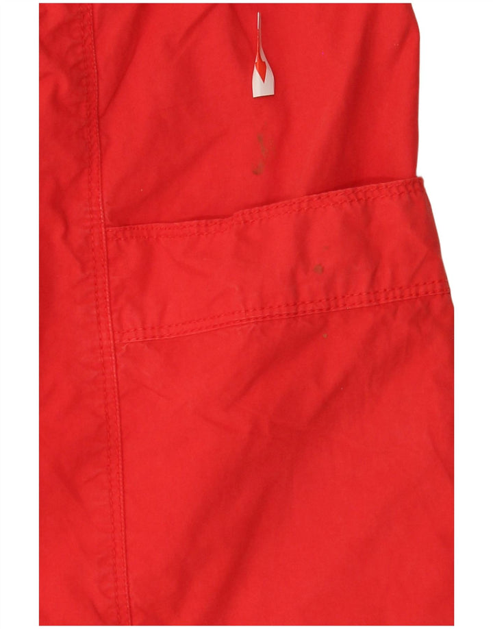 Mini saia feminina Armani EU 42 grande W32 vermelho