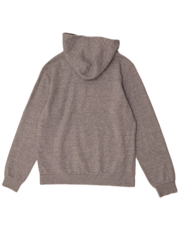 Jumper com capuz gráfico Champion Boys 15-16 anos 2XL algodão manchado cinza