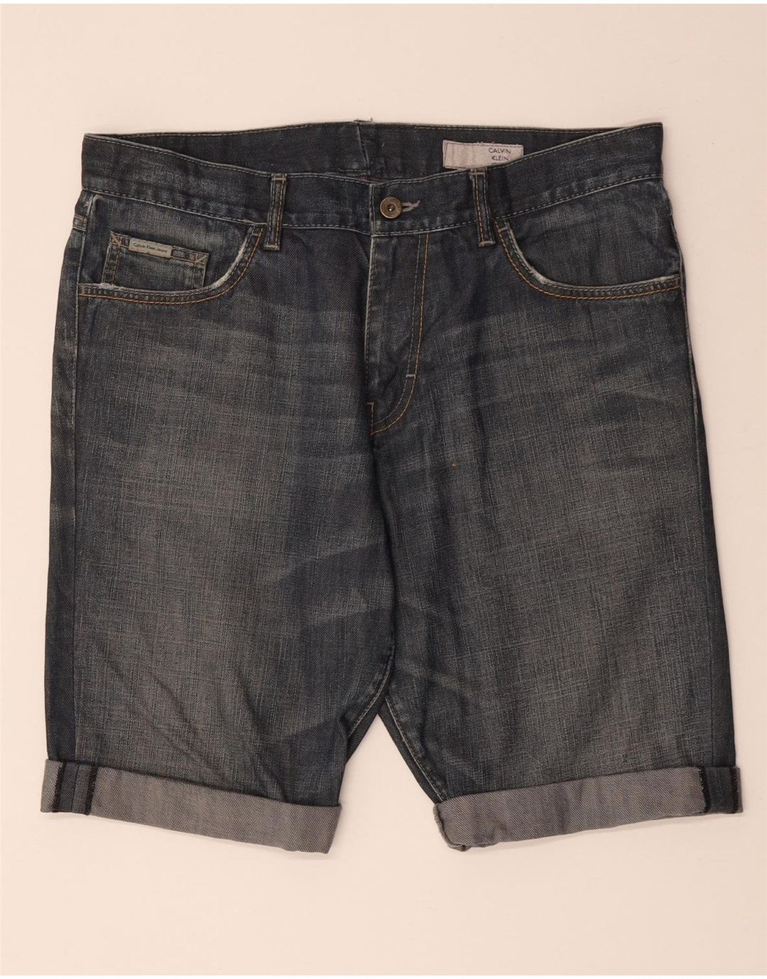 Shorts jeans masculino CALVIN KLEIN W34 grande azul