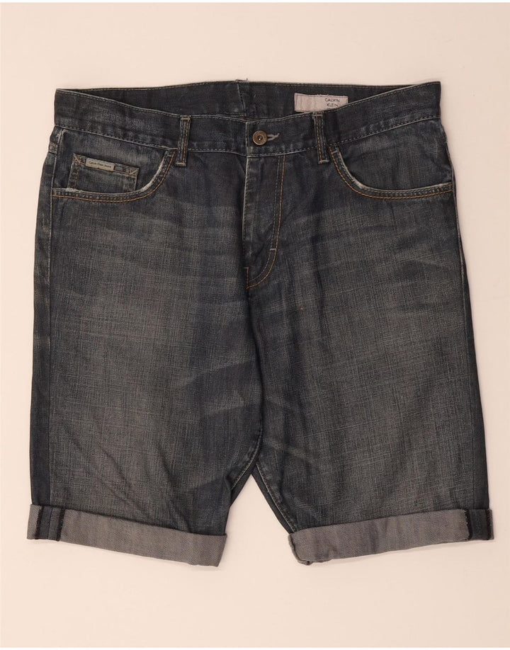 Shorts jeans masculino CALVIN KLEIN W34 grande azul