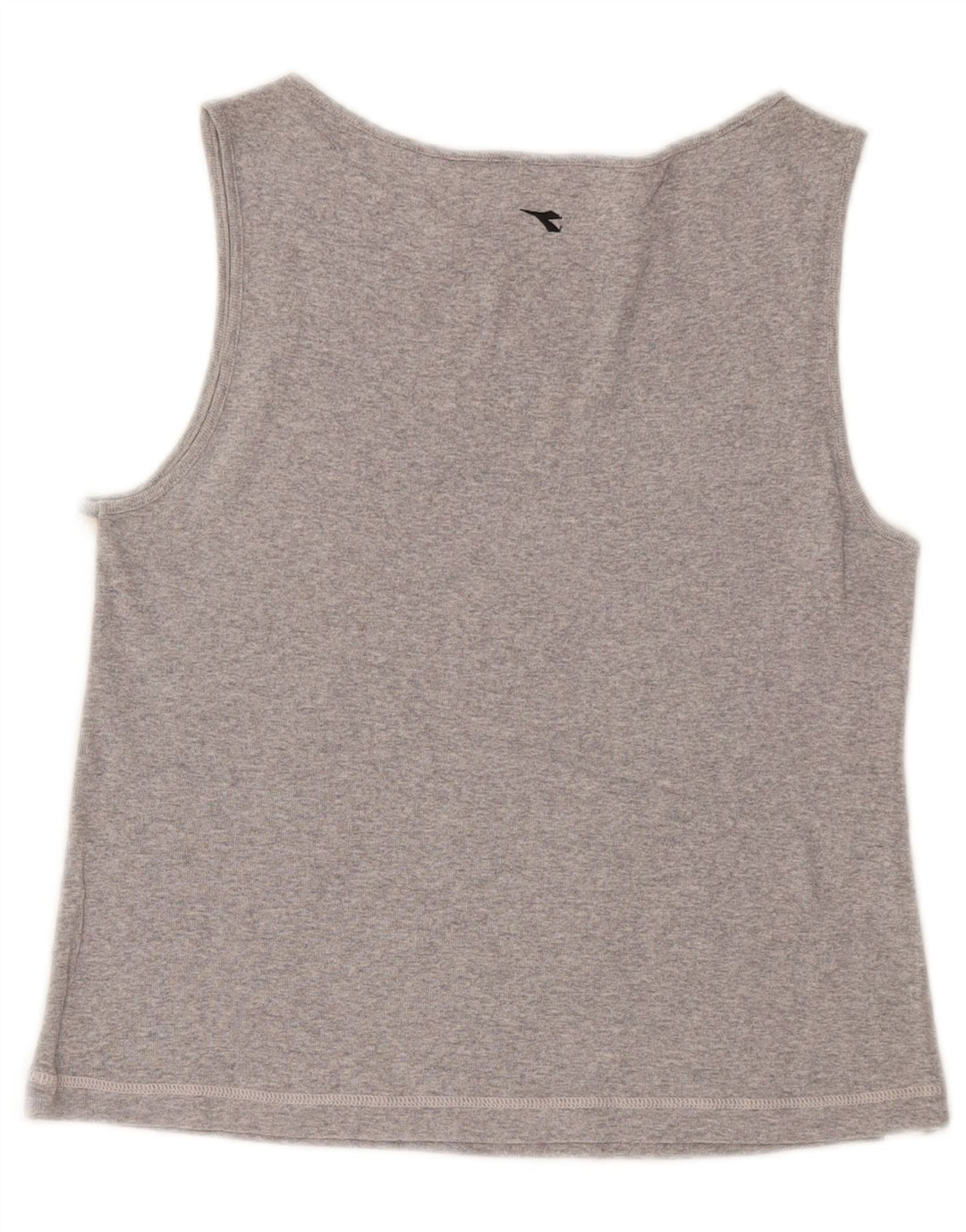 Top colete feminino DIADORA UK 10 pequeno bloco cinza