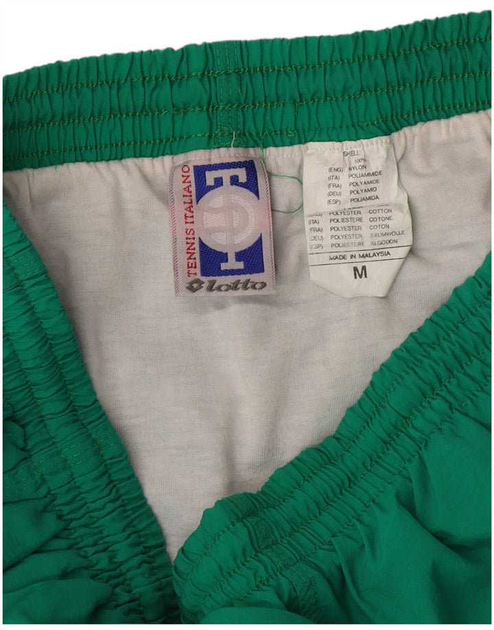 Lotto Mens Sport Shorts Médio Verde Nylon Esportes