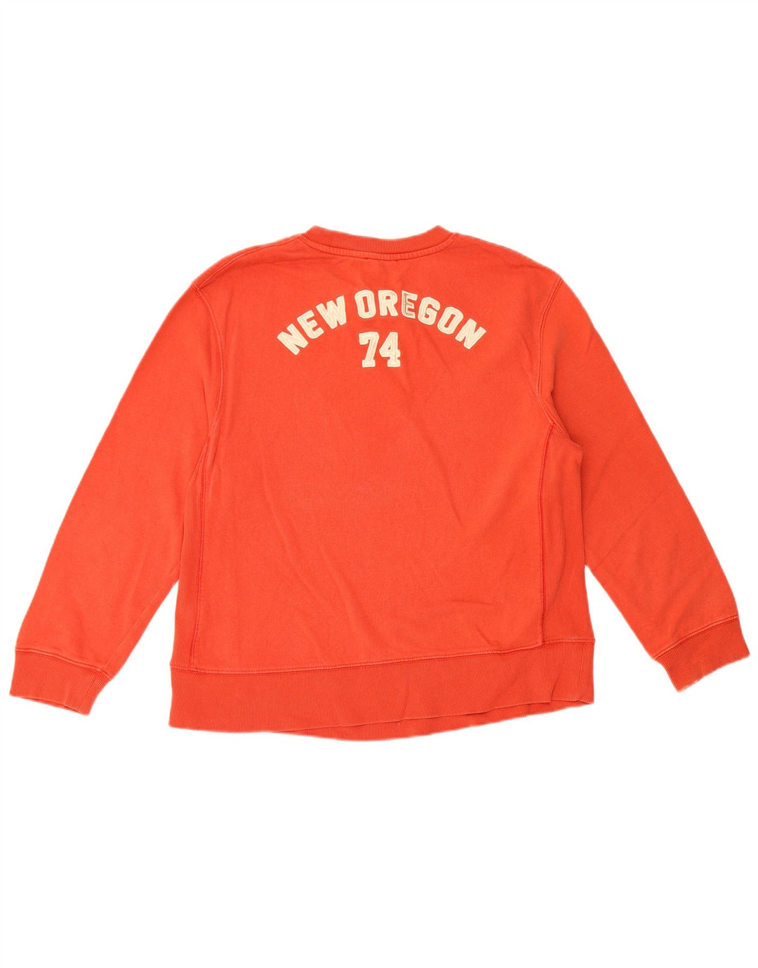 Zara moletom gráfico feminino jumper UK 14 médio algodão vermelho