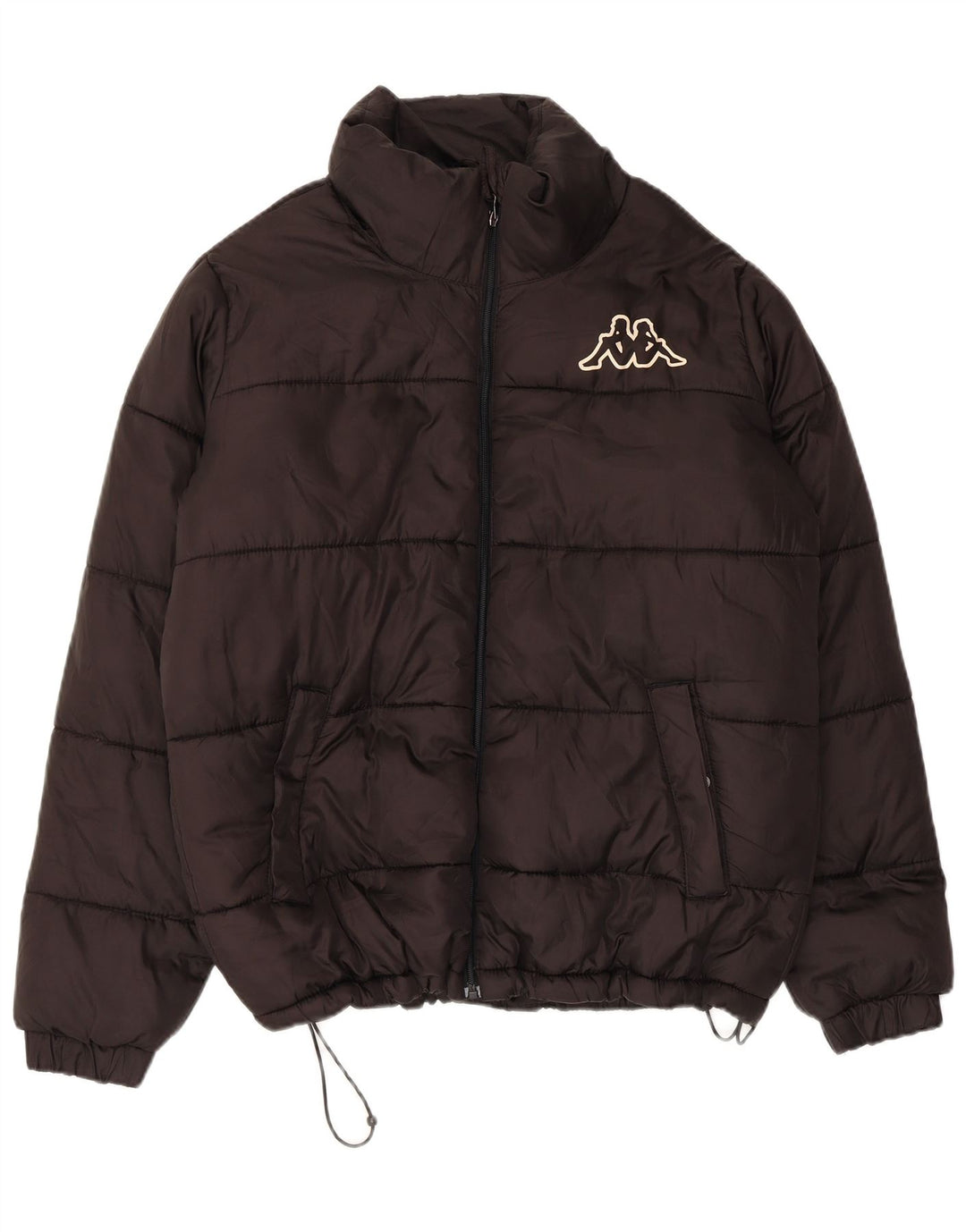 Jaqueta acolchoada masculina KAPPA UK 40 grande poliéster preto