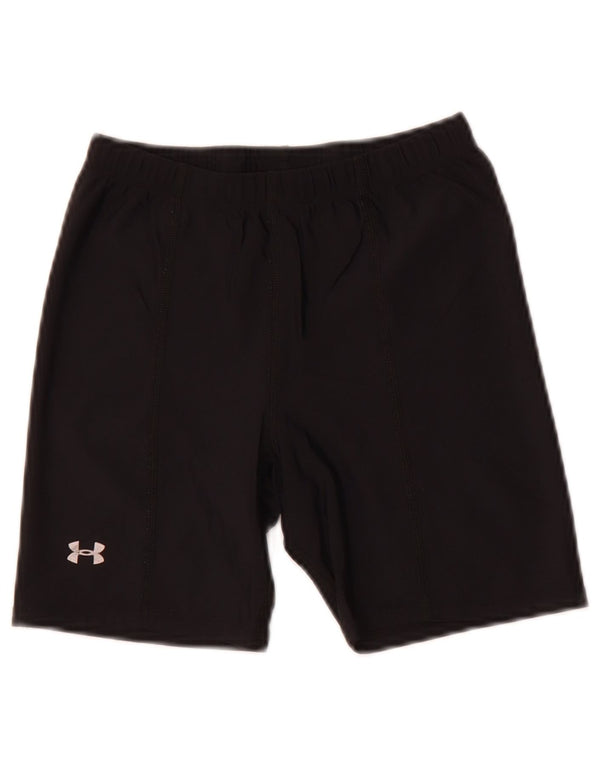 Under Armour Girls Sport Shorts 7-8 Anos Pequeno Nylon Preto