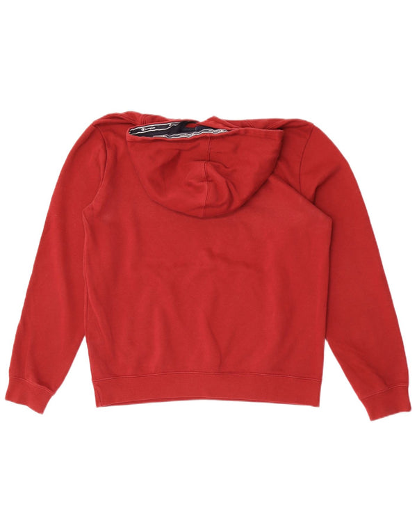 Jumper com capuz gráfico Champion Boys 15-16 anos 2XL algodão vermelho