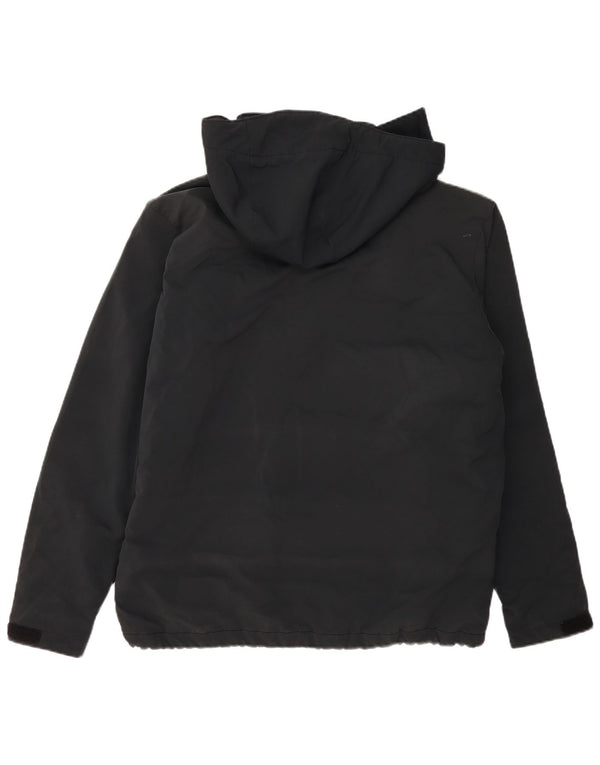 Jaqueta corta-vento masculina COLUMBIA com capuz UK 42 XL poliéster cinza