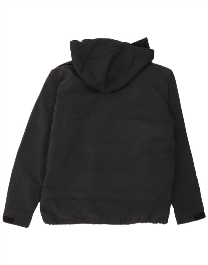 Jaqueta corta-vento masculina COLUMBIA com capuz UK 42 XL poliéster cinza