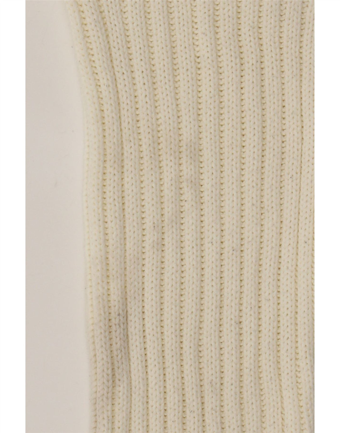 Zara Suéter feminino cropped oversized com gola redonda Reino Unido 10 pequeno branco