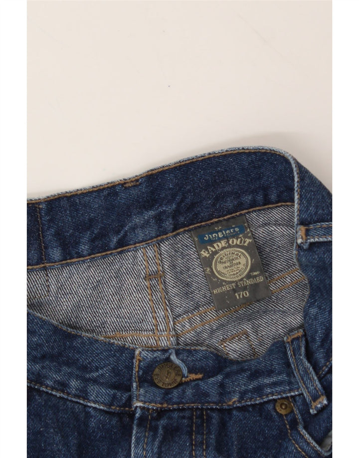 JINGLERS Womens Tapered Jeans W26 L30 Blue Cotton Vintage Jinglers and Second-Hand Jinglers from Messina Hembry 