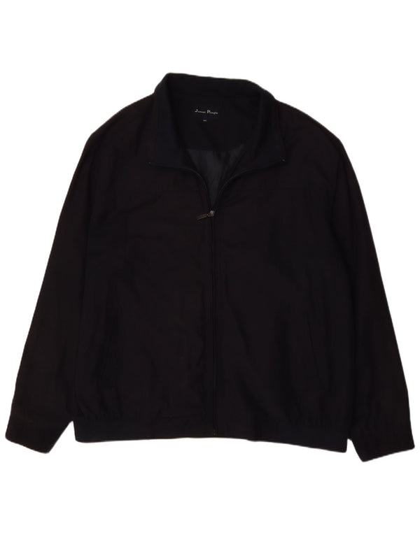 Jaqueta bomber masculina James Pringle Reino Unido 44 2XL algodão azul marinho