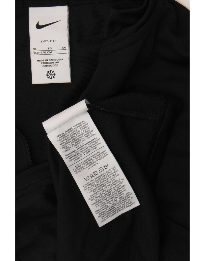 Jaqueta Nike Boys Dri Fit Tracksuit 13-14 anos XL preto poliéster