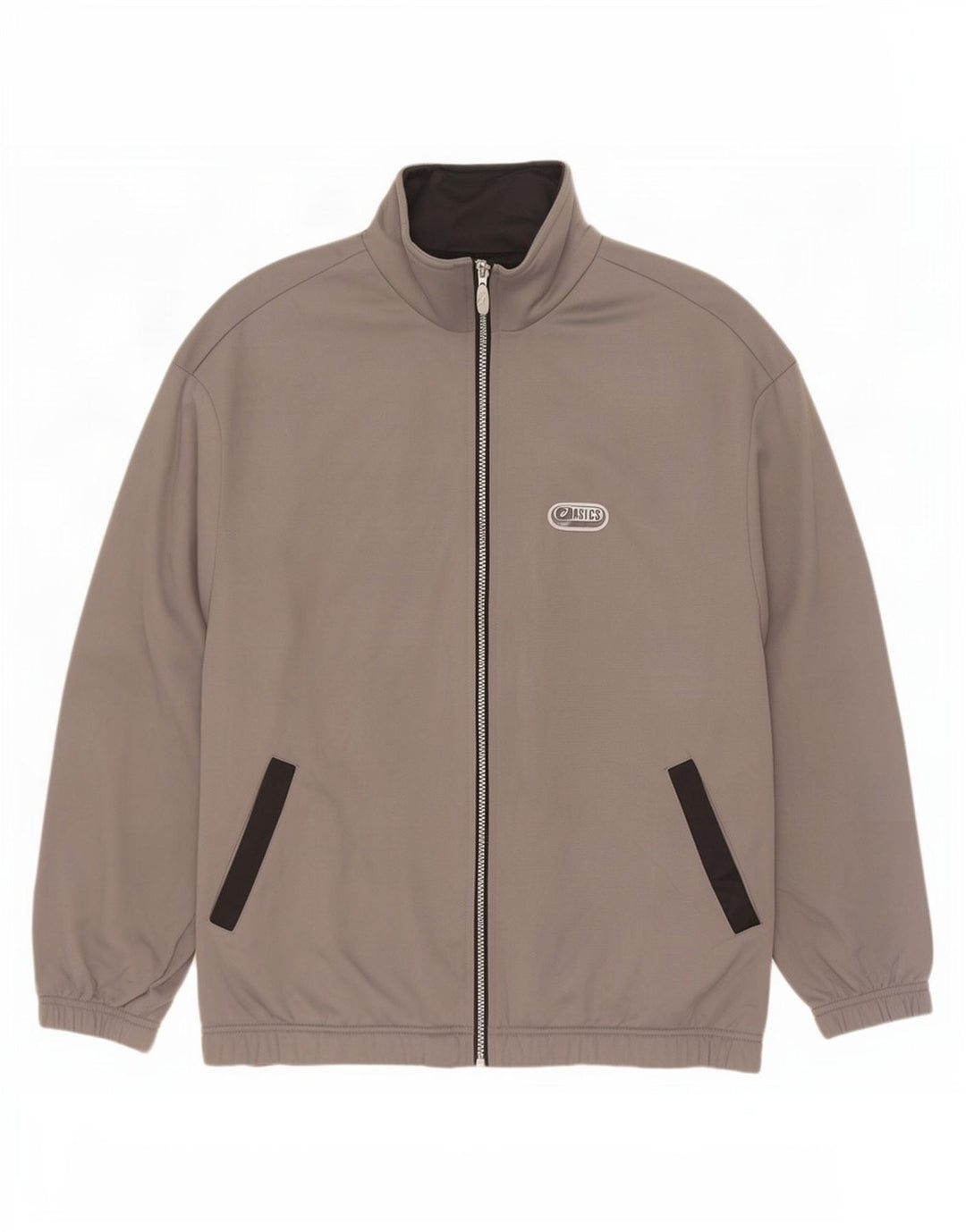 Jaqueta Asics Masculina Treino Top Cinza Médio Poliéster