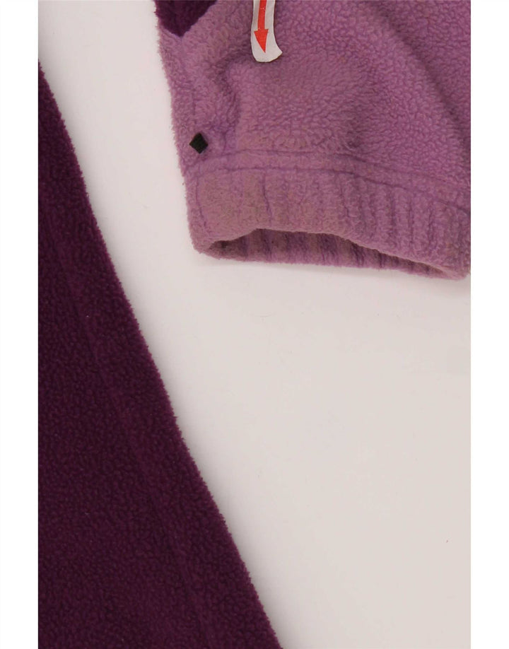 Jaqueta feminina de lã com forro Sprayway UK 12 bloco colorido roxo médio