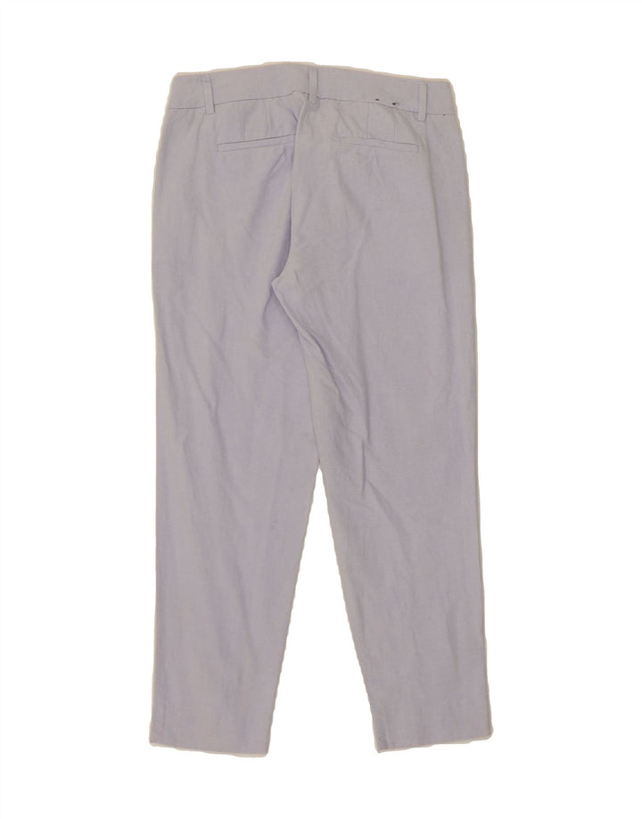 J. CREW Womens Slim Cropped Trousers US 0 XS W28 L25 Blue Cotton Vintage J. Crew and Second-Hand J. Crew from Messina Hembry 