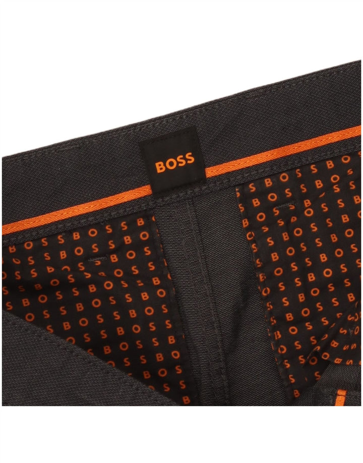 Calça Chino Masculina Hugo Boss W34 L32 Cinza