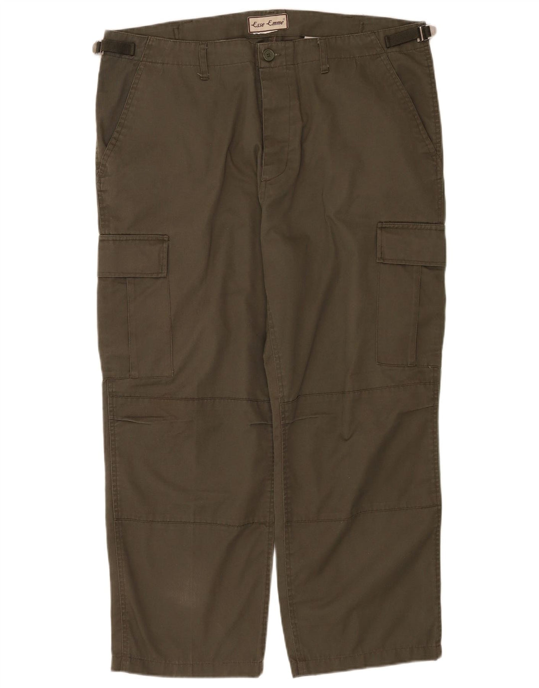 Calça cargo reta masculina ESSE EMME W38 L27 cáqui