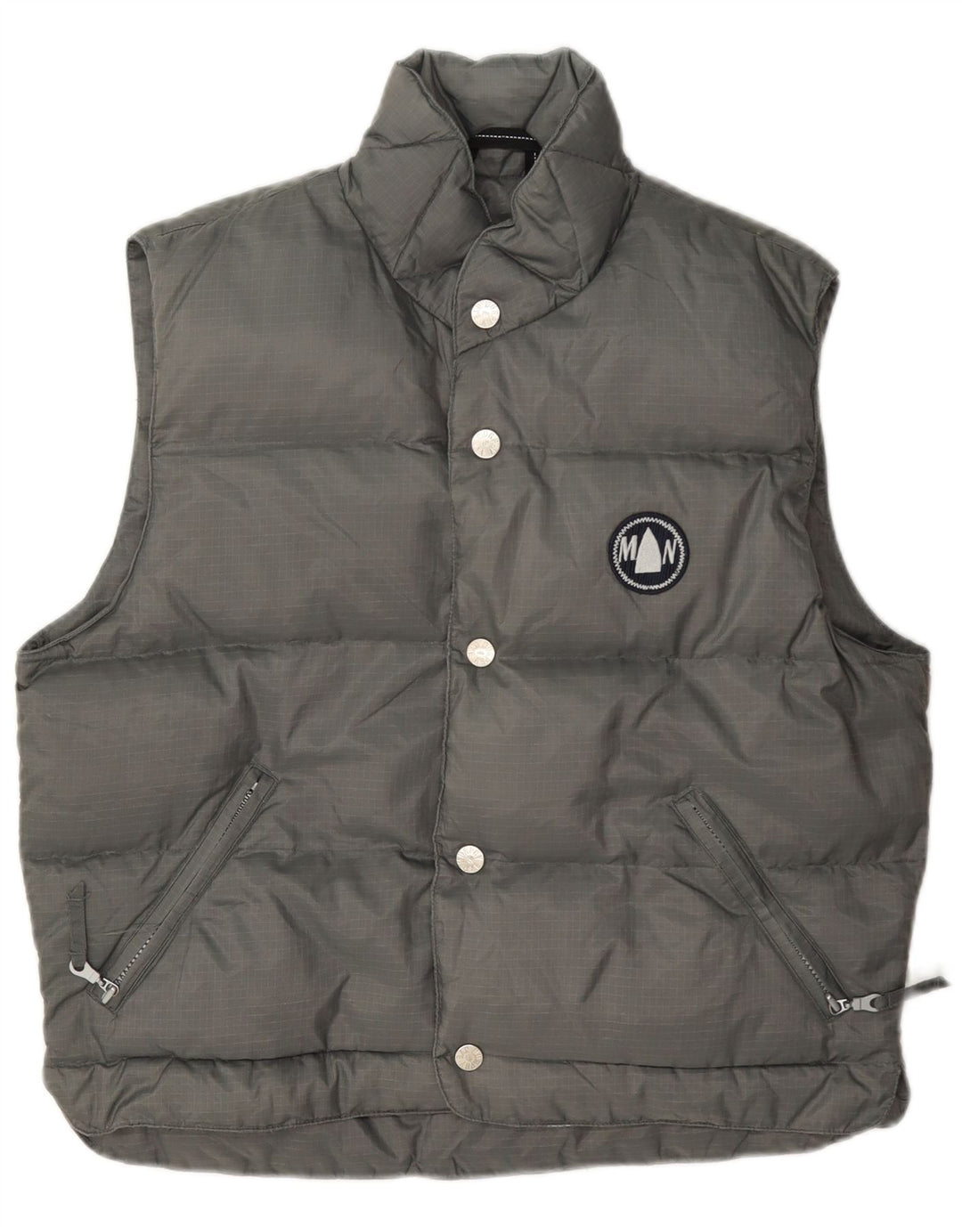 Colete acolchoado masculino Murphy & Nye UK 34 XS cinza poliamida