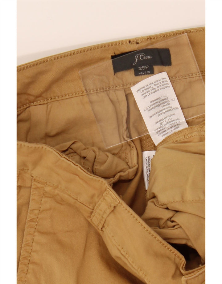 J. CREW Womens Straight Casual Trousers W25 L26 Beige Cotton Vintage J. Crew and Second-Hand J. Crew from Messina Hembry 