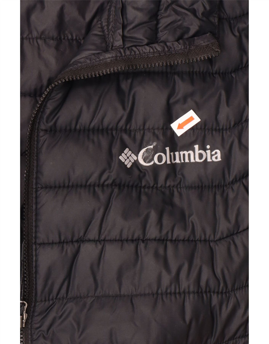 Colete acolchoado masculino COLUMBIA UK 40 grande nylon preto