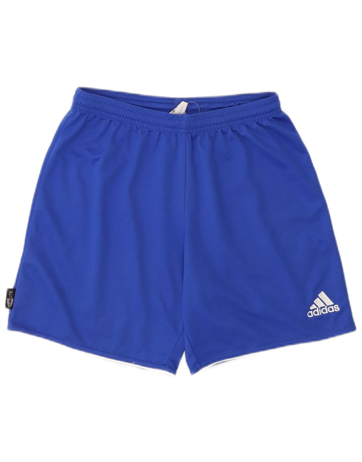 Adidas Masculino Climalite Sport Shorts Pequeno Azul Poliéster