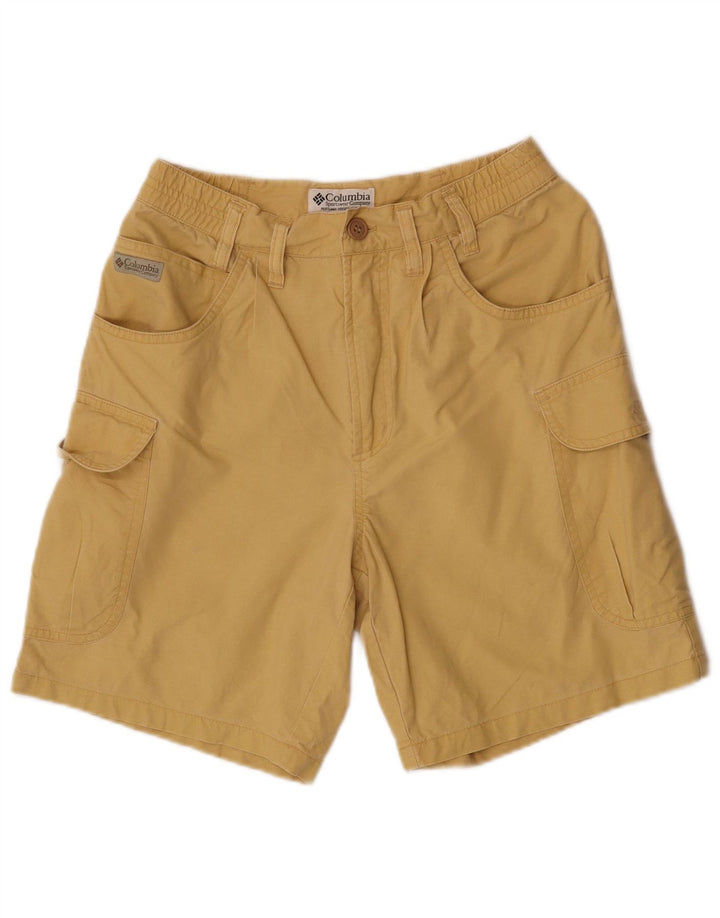 Columbia Mens Cargo Shorts W28 Pequeno Amarelo