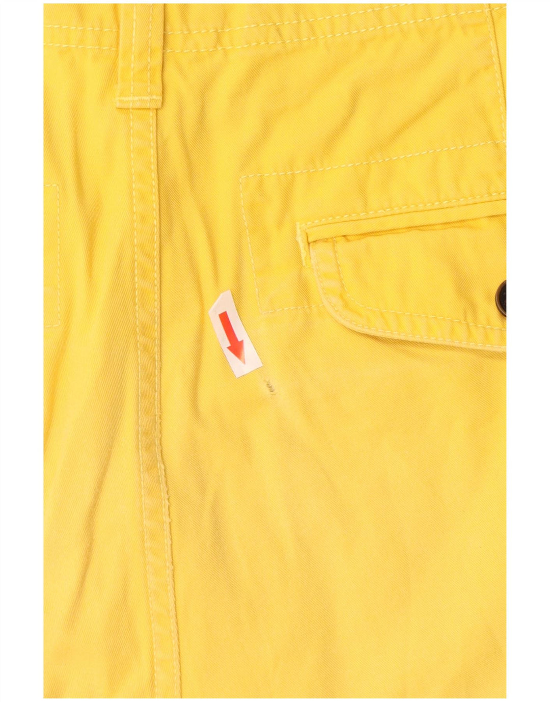 Timberland Mens Earthkeepers Chino Shorts W33 Médio Amarelo