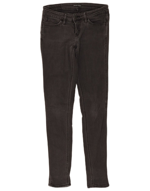 Levi's Womens Line 8 Skinny Jeans W28 L32 Grey