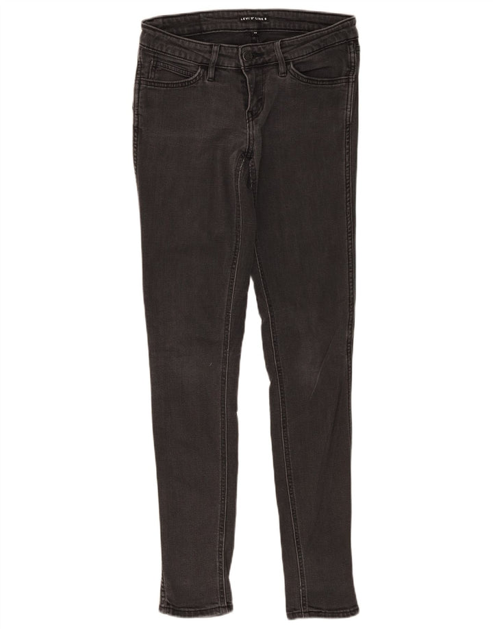 Calça jeans feminina Levi's Line 8 Skinny W28 L32 cinza