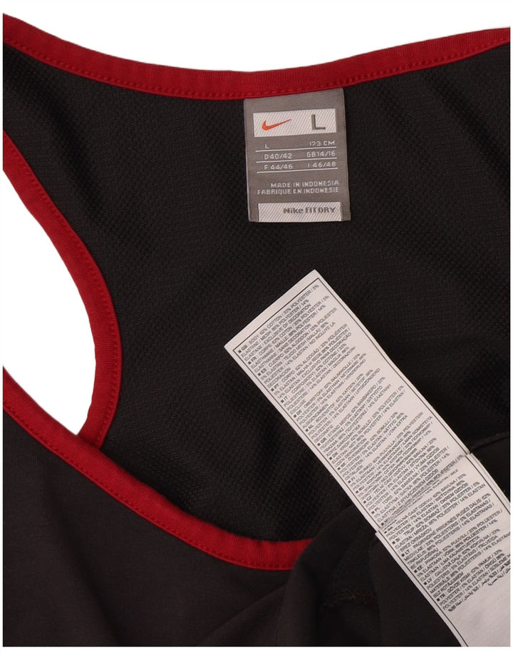 Colete feminino Nike UK 14/16 grande algodão cinza