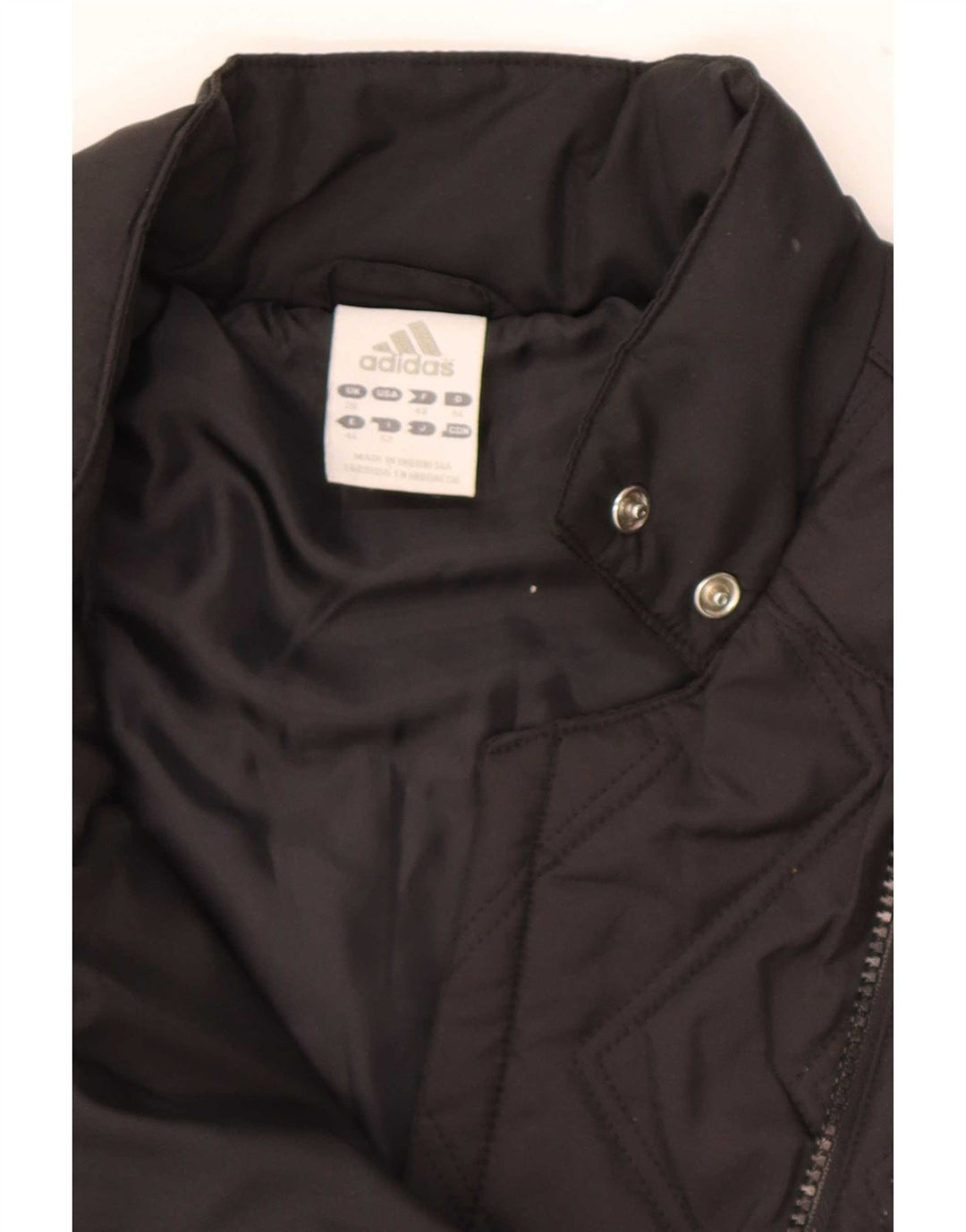 Colete acolchoado feminino Adidas UK 20 2XL preto poliéster